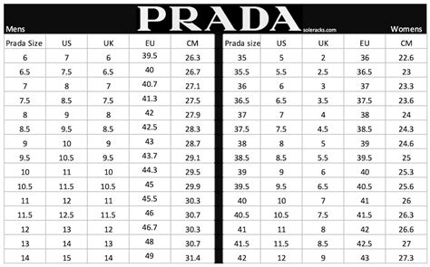 prada women's pants size chart|prada shoe size conversion chart.